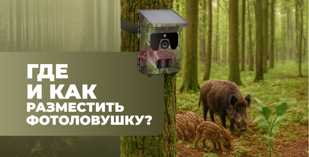 Куда повесить фото-ловушку