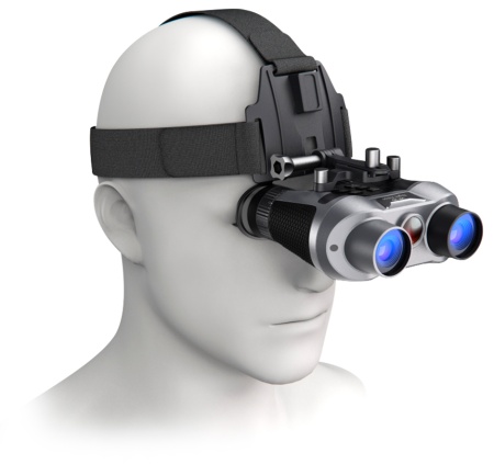 Suntek 4K 3D Dual Screen Head and Helmet Mounted Night Vision Binocular VRNV303