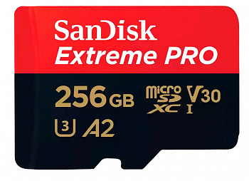 SanDisk Extreme Pro 256GB microSDXC UHS-I with Adapter (SDSQXCD-256G-GN6MA) SanDisk Extreme Pro 256GB microSDXC UHS-I with Adapter (SDSQXCD-256G-GN6MA)