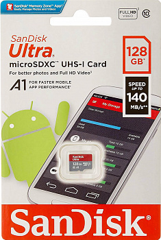SanDisk Ultra 128GB microSDXC Class 10 (SDSQUNC-128G-ZS3MN) SanDisk Ultra 128GB microSDXC Class 10 (SDSQUNC-128G-ZS3MN)